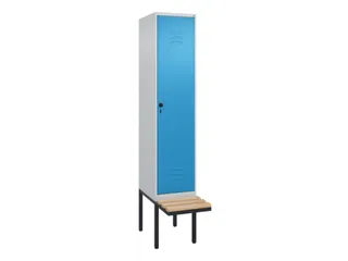 locker voor scheiding van kleding,HxBxD 2120x400x815mm,1vak - 1