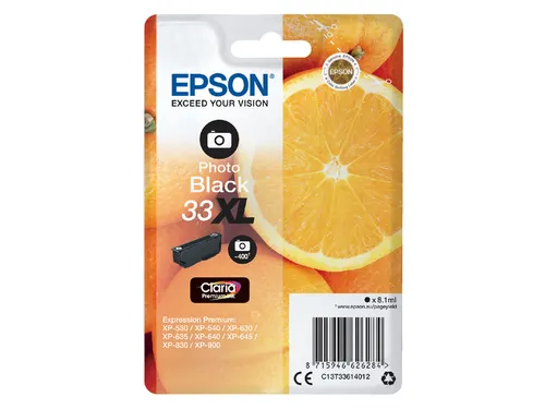 Inktcartridge Epson 33XL T3361 foto zwart HC C13T33614012