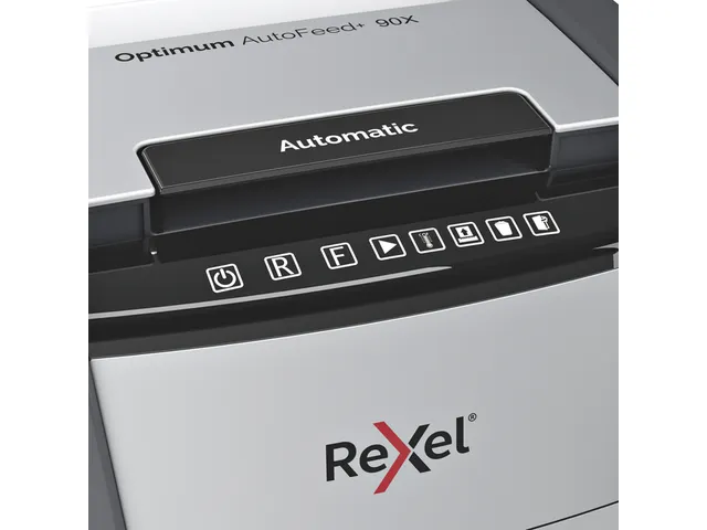 Papiervernietiger Rexel Optimum Auto+ 90X snippers 4x28mm