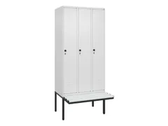 locker voor scheiding van kleding,HxBxD 2120x900x815mm,3vak