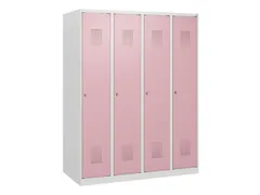 schoollocker,HxBxD 1530x1200x500mm,4vak,vak B 300mm,cil.-slot