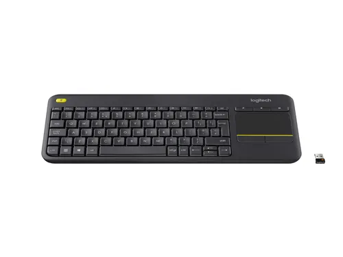 Wireless Touch Keyboard K400 Plus - Zwart, Belge (Azerty)