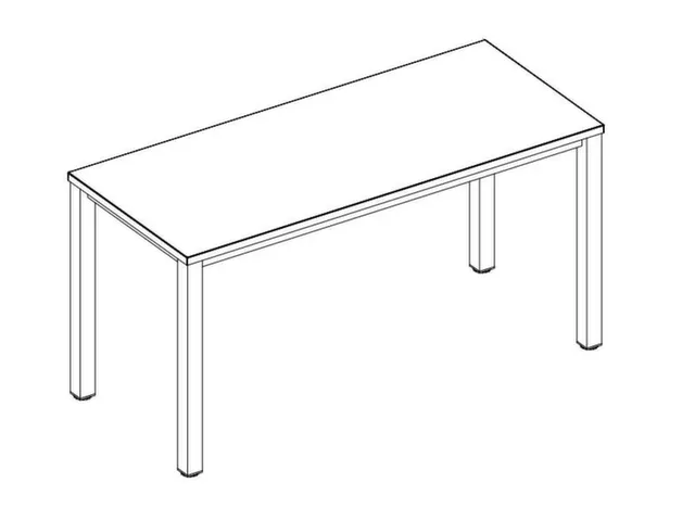 In hoogte verstelbaar bureau,HxBxD 720-840x1200x600mm,Bl-wit