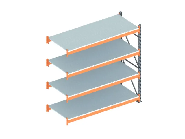 Breedvakstelling Aanbouwveld 2700x2700x1100mm 4 Stalen Legborden