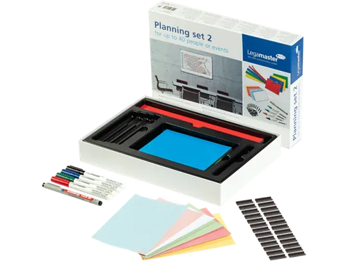 Planningset Legamaster voor max 40 personen/evenementen