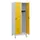 schoollocker,HxBxD 1630x600x500mm,2vak,vak B 300mm,draaigrendel,voeten