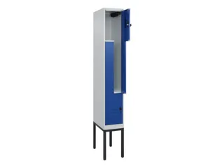 Z-garderobekast,HxBxD 2120x300x500mm,vak B 150/300mm,draaigrendel - 2