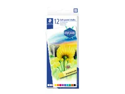 Pastelkrijt Steadtler 2430 Karat Zacht assorti set à 12 stuks