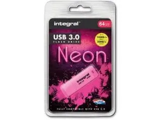 USB stick 3.0 Integral Neon USB-A 64GB roze - 2