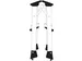 Aluminum ladder 2 treden 45cm 150kg