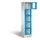 Lockerkast 1800x420x500mm 1x5 vakken Cilinderslot, Sokkel, RAL5012