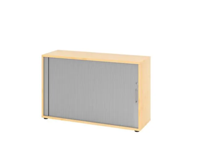 jaloeziedeurkast,HxBxD 748x1200x400mm,1xhouten vloer,2 OH,romp esdoorn