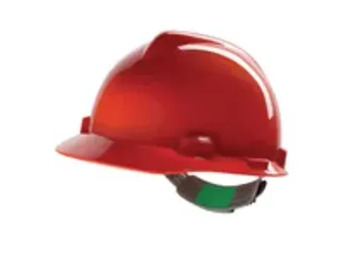 OUTLET MSA V-Gard GV132 veiligheidshelm, HDPE, niet geventileerd, rood
