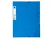 Elastomap Exacompta Clean'Safe 3-kleppen glanskarton blauw -