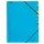 Sorteermap Leitz 3907 A4 7 Vaks Blauw karton
