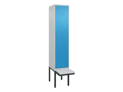 locker met bank,HxBxD 2120x400x815mm,1vak,vak B 400mm,cil.-slot