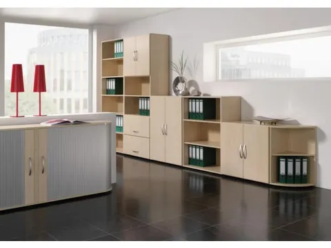 kantoorstelling HxBxD 2160x800x420mm esdoorn