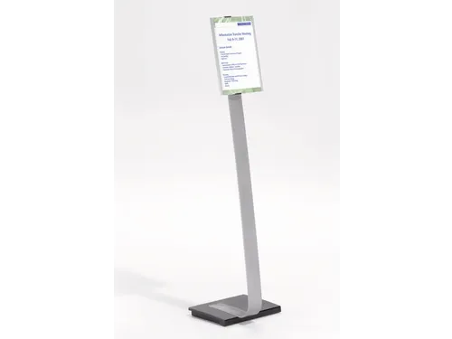 Vloerstandaard Durable Info Sign Stand A4 Aluminium