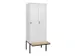 locker voor scheiding van kleding,HxBxD 2120x800x815mm,2vak