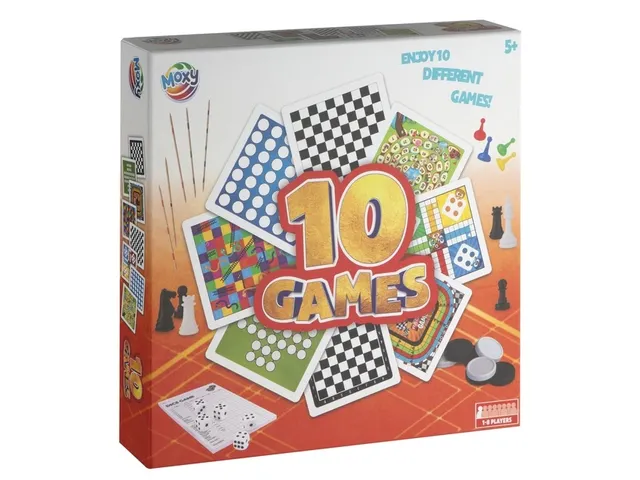 Coffret de jeux Moxy 10 en 1