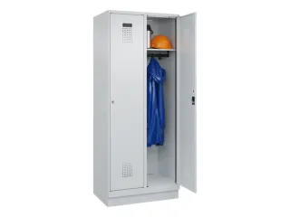 locker,HxBxD 1950x800x500mm,2vak,vak B 400mm,cil.-slot,sokkel - 1
