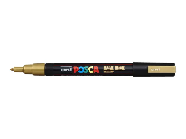 Verfstift Posca PC3M Fijne punt 0,9-1,3mm Goud