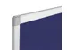 Textielbord Met Aluminium Frame 90x60Cm Blauw Vilt