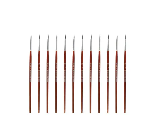 Penseel Kangaro Serie 120 rond Nr. 3/0 geitenhaar doos 12 stuks