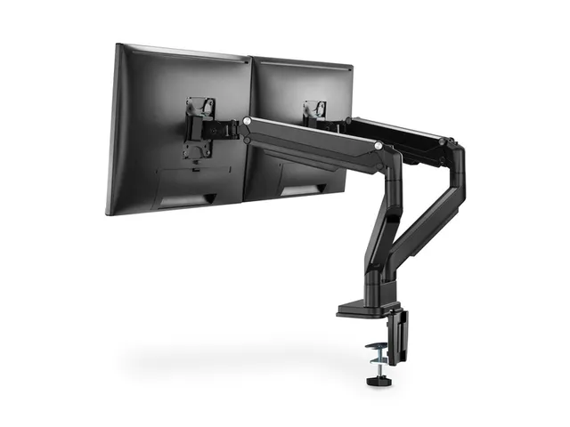 Monitorarm Digitus 2 Schermen met Gasveer en Klem