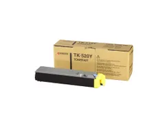 Toner Kit TK-520Y, 4000 pagina's, Geel