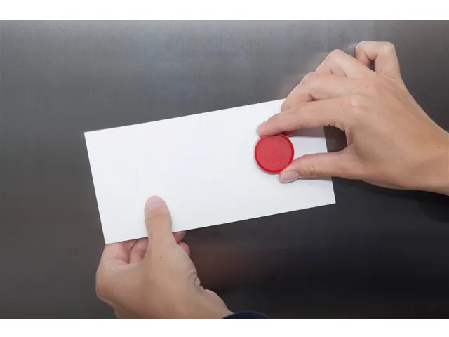 Industriële magneet Ø 30mm 10 Stuks Rood