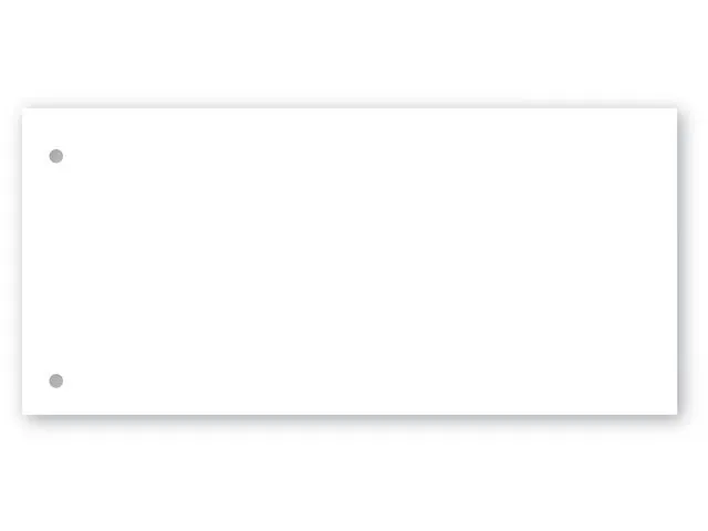 Scheidingsstrook Qbasic 240x105mm 50 stuks wit