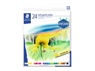Pastelkrijt Steadtler 2430 Karat zacht assorti set à 24 stuks - 1