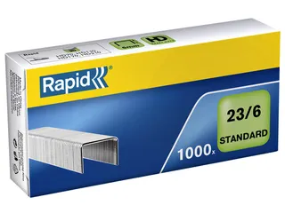 Nieten Rapid 23/6 gegalvaniseerd standaard 1000stuks - 1