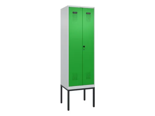PBM-locker,HxBxD 2120x600x500mm,2vak,vak B 300mm,draaigrendel
