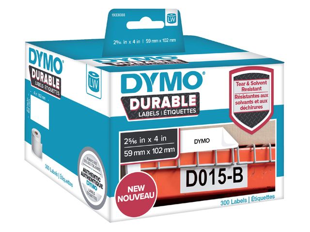 Etiket Dymo 1933088 labelwriter 59x102mm 300 stuks