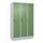 locker voor scheiding van kleding,HxBxD 1950x1200x500mm,3vak