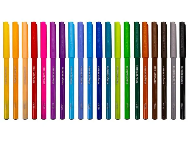 Viltstift Efa Uitwasbaar In 20 Kleuren.