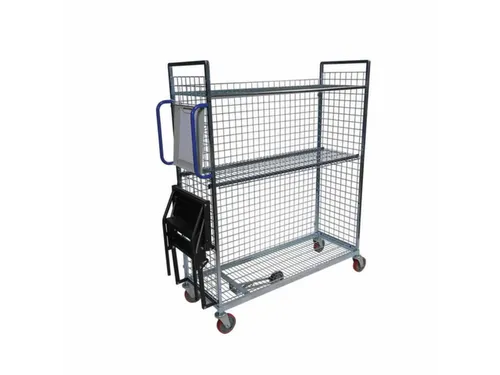 Verzamelwagen,Draagverm. 150Kg,2Etage(S),Draadgaasbodem,Verz.