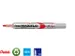 Viltstift Pentel MWL5 Maxiflo whiteboard rood 1mm