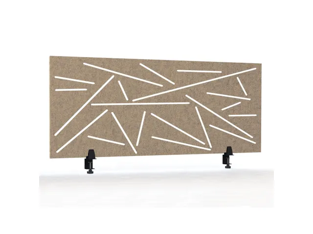 Ecran de séparation acoustique motif découpé 60x160cm Sable