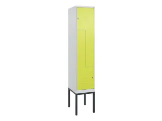 Z-garderobekast,HxBxD 2120x400x500mm,vak B 200/400mm,cil.-slot - 1