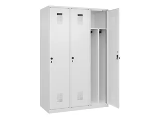 locker voor scheiding van kleding,HxBxD 1850x1200x500mm,3vak - 1