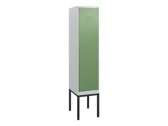 locker,HxBxD 1950x400x500mm,1vak,vak B 400mm,cil.-slot,voetonderstel