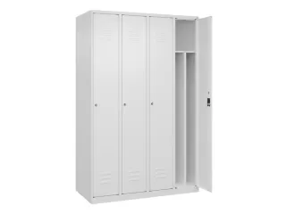 locker voor scheiding van kleding,HxBxD 1850x1200x500mm,4vak - 2