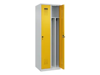 locker voor scheiding van kleding,HxBxD 1850x600x500mm,2vak - 1