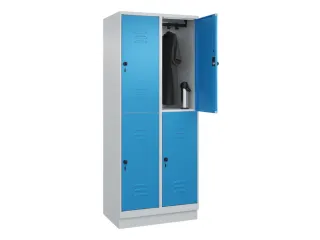 dubbeldekse locker,HxBxD 1950x800x500mm,2x2vak.,vak B 400mm - 3
