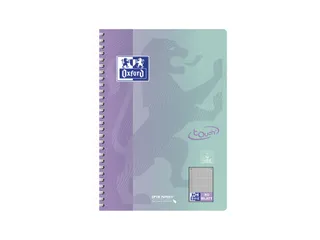 Spiraalblok Oxford Touch B5 gelijnd 160 pag assorti - 4