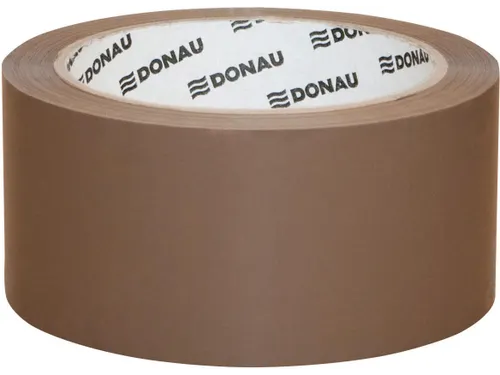 Donau Solvent verpakkingstape PP 48mmx60m 42 micron bruin