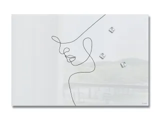 Glas Magneetbord Sigel Artverum Line Art 60x40cm - 8